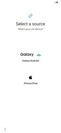 Press the required setting and follow the instructions on the screen to transfer the content from another phone. Press the required setting and follow the instructions on the screen to transfer the content from another phone.