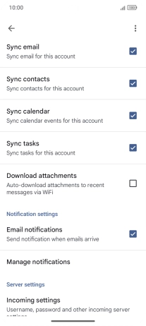 Press the field next to 