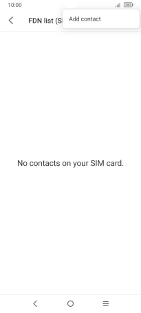 Press Add contact. Press Add contact.