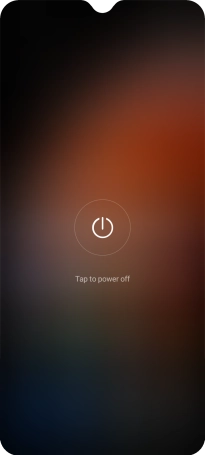 Press Tap to power off.