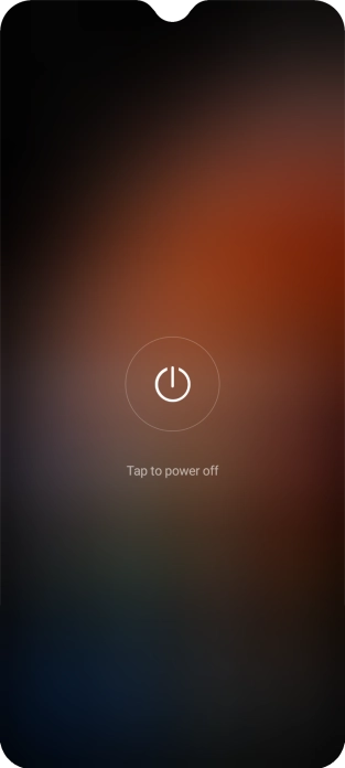 Press Tap to power off.