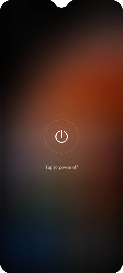 Press Tap to power off.