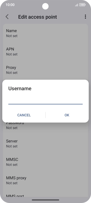 Key in wap and press OK. Key in wap and press OK.