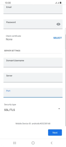 Press the drop down list below 