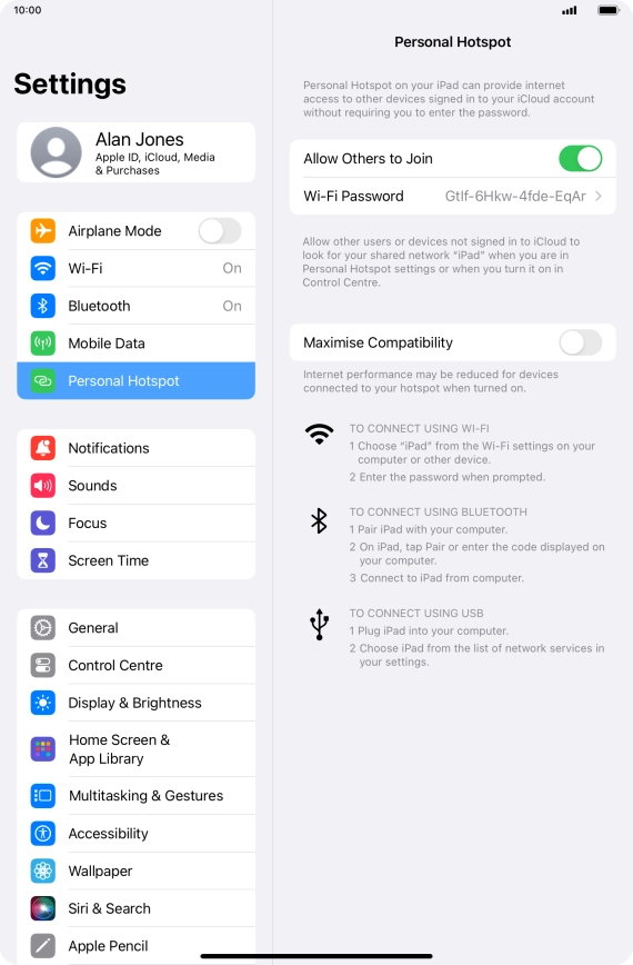 Slide your finger upwards starting from the bottom of the screen to return to the home screen.
