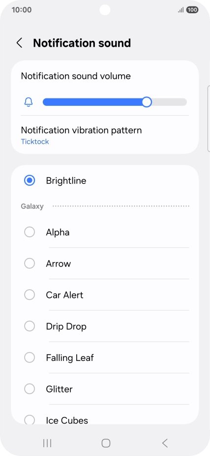 Press the required message tones to hear them.