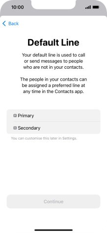 Press the required price plan.