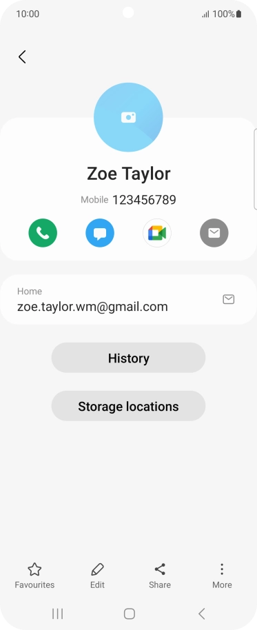 Press the call icon.