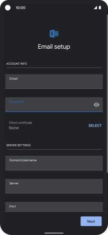 To turn on the function, press SELECT and follow the instructions on the screen to install the required certificate.