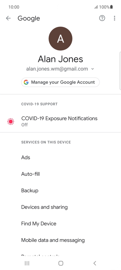 Press Find My Device.