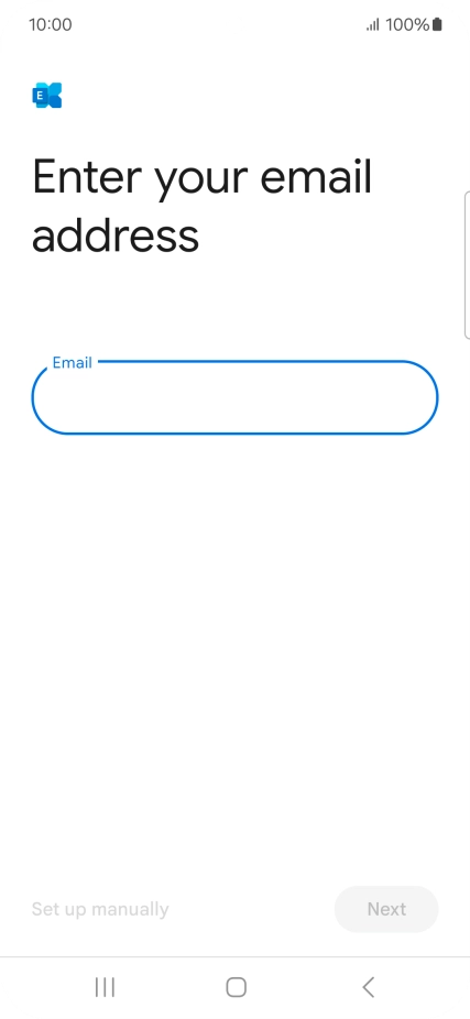 Press the field below 
