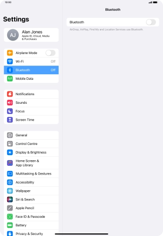 Press the indicator next to Press the indicator next to