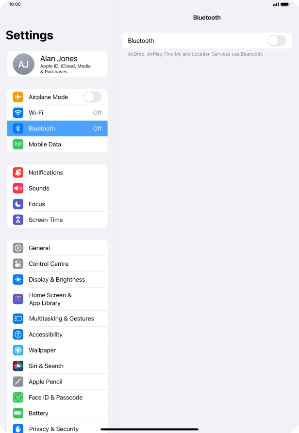 Press the indicator next to Press the indicator next to