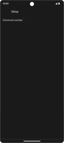 Press Voicemail number.