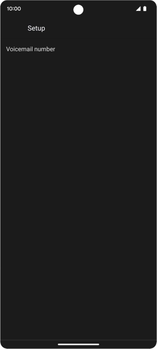 Press Voicemail number.