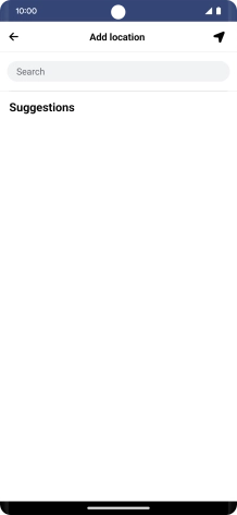 Press the search field and key in the required search word.