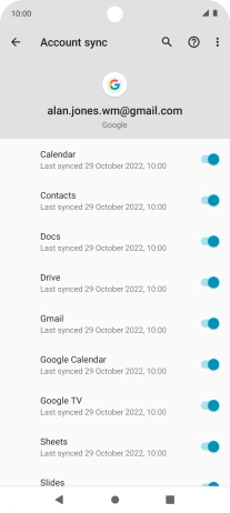 Press the Home key to return to the home screen.