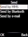 Select Send by e-mail.
