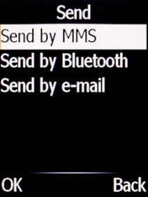 Select Send by e-mail.