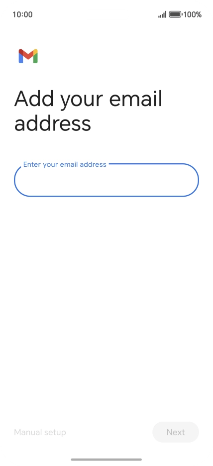 Press the field below 