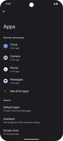 Press See all apps. Press See all apps.