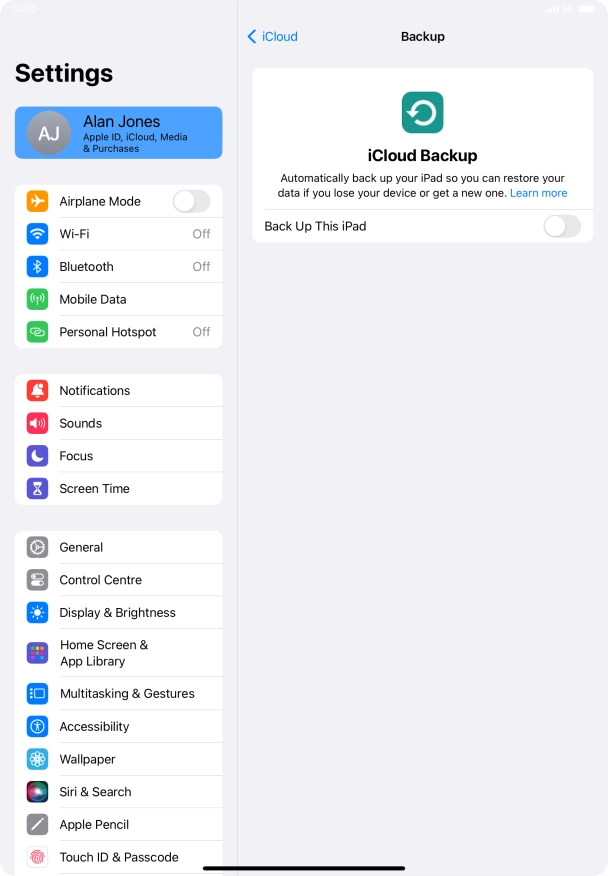 Press the indicator next to Press the indicator next to
