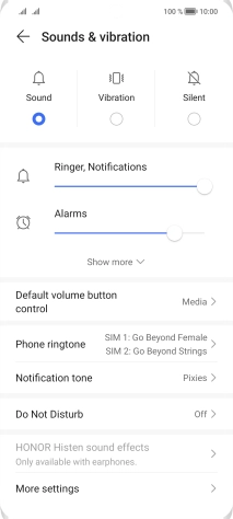 Press Phone ringtone.