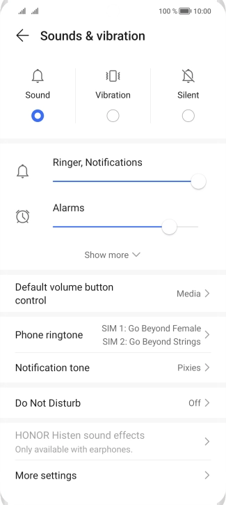 Press Phone ringtone.