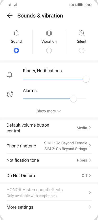 Press Phone ringtone.