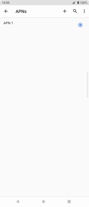 Press the new data connection icon. Press the new data connection icon.