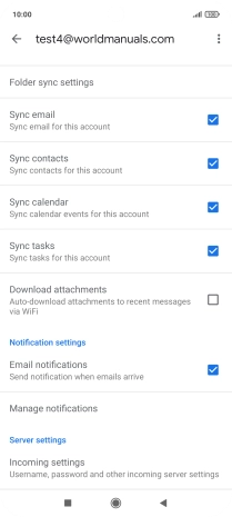 Press the field next to 