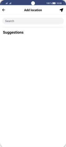 Press the search field and key in the required search word.