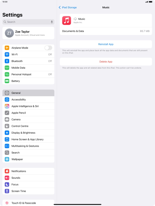 Slide your finger upwards starting from the bottom of the screen to return to the home screen.