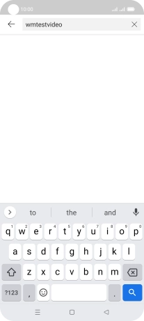 Key in the required search word and press the search icon.