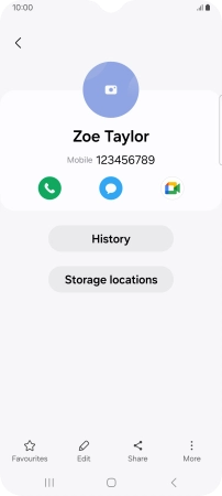 Press the Home key to return to the home screen.