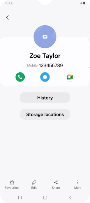 Press the Home key to return to the home screen.