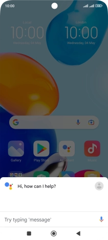 Press the profile icon.