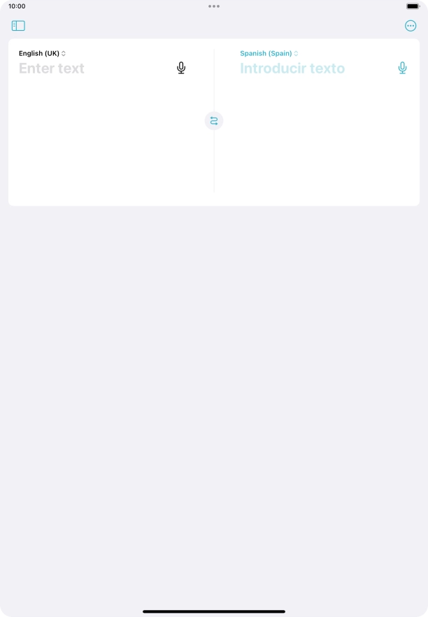 Press the first drop down list.
