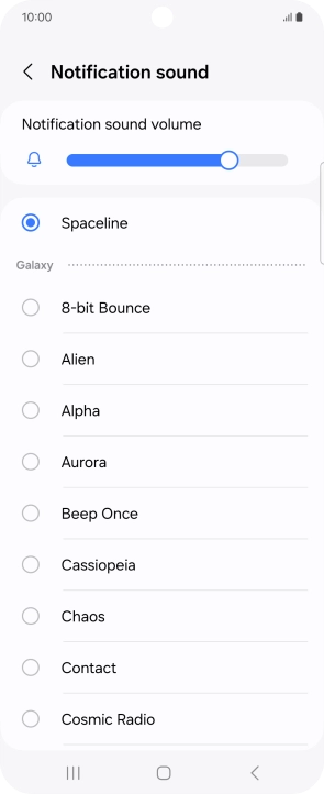 Press the required message tones to hear them.