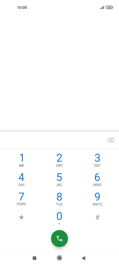 Press the Home key to return to the home screen.