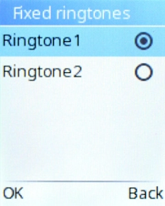 Highlight the different message tones to hear them.