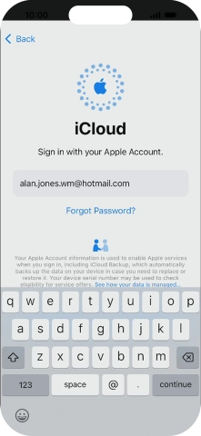 Press continue. Press continue.