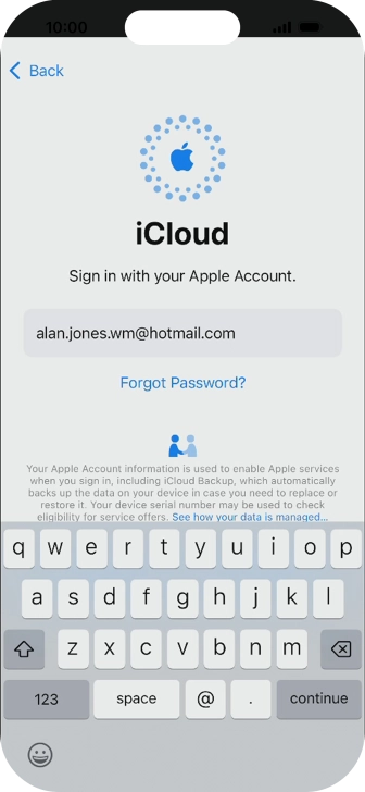 Press continue. Press continue.