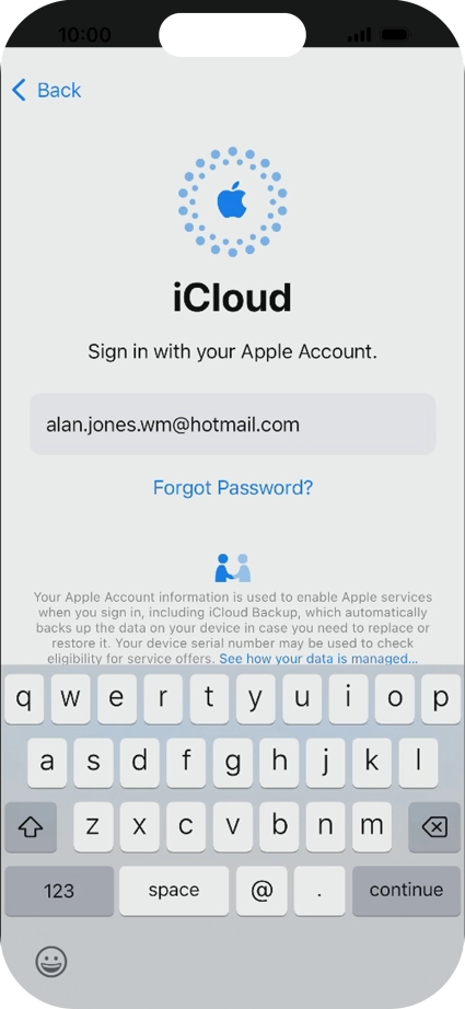 Press continue. Press continue.