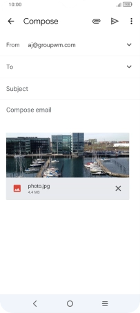 Press the field next to 