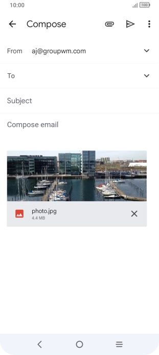 Press the field next to 