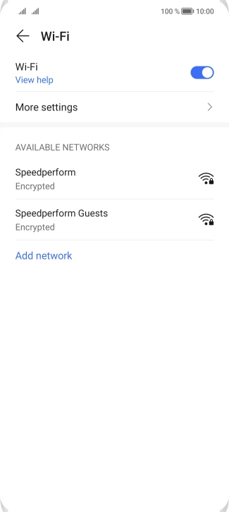 Press More settings.