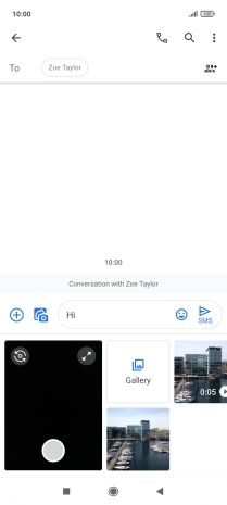 Press Gallery and go to the required folder. Press Gallery and go to the required folder.