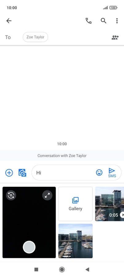 Press Gallery and go to the required folder. Press Gallery and go to the required folder.