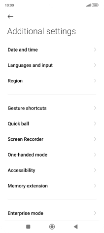 Press Date and time.